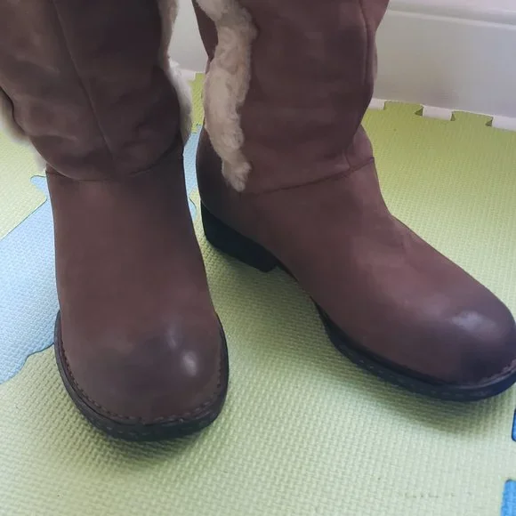 BORN Burnished Calf Knee-high Boots - Picture 5 of 16